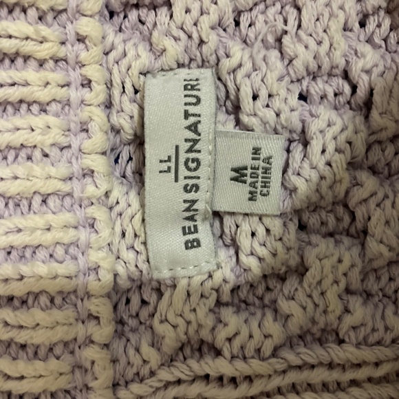 L.L.Bean Signature Cotton Fisherman Tunic Sweater - Picture 2 of 5